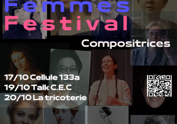 Musique Femmes Festival – Paris-New-York-Bruxelles –  Concert d’ouverture – jeudi 17 octobre à 20h