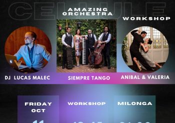 Milonga live music “Siempre Tango” 11th 21h